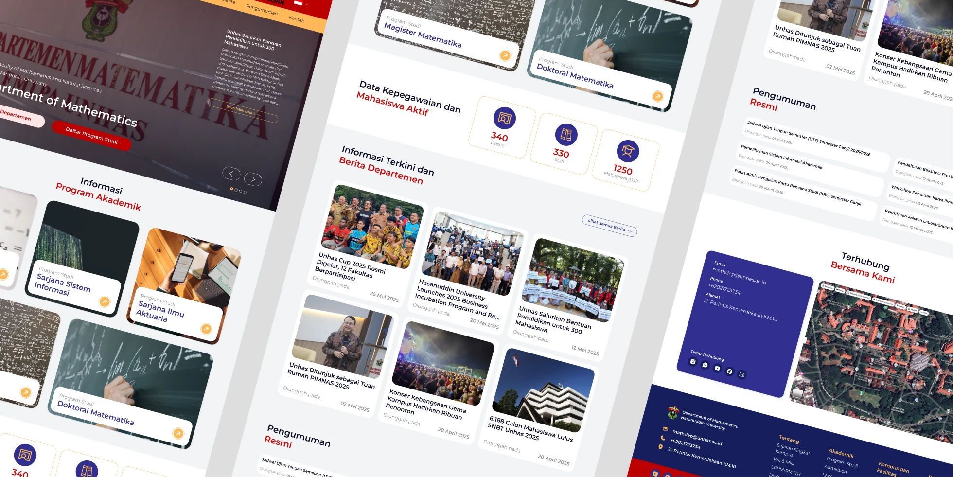 Department of Mathematics Unhas overview